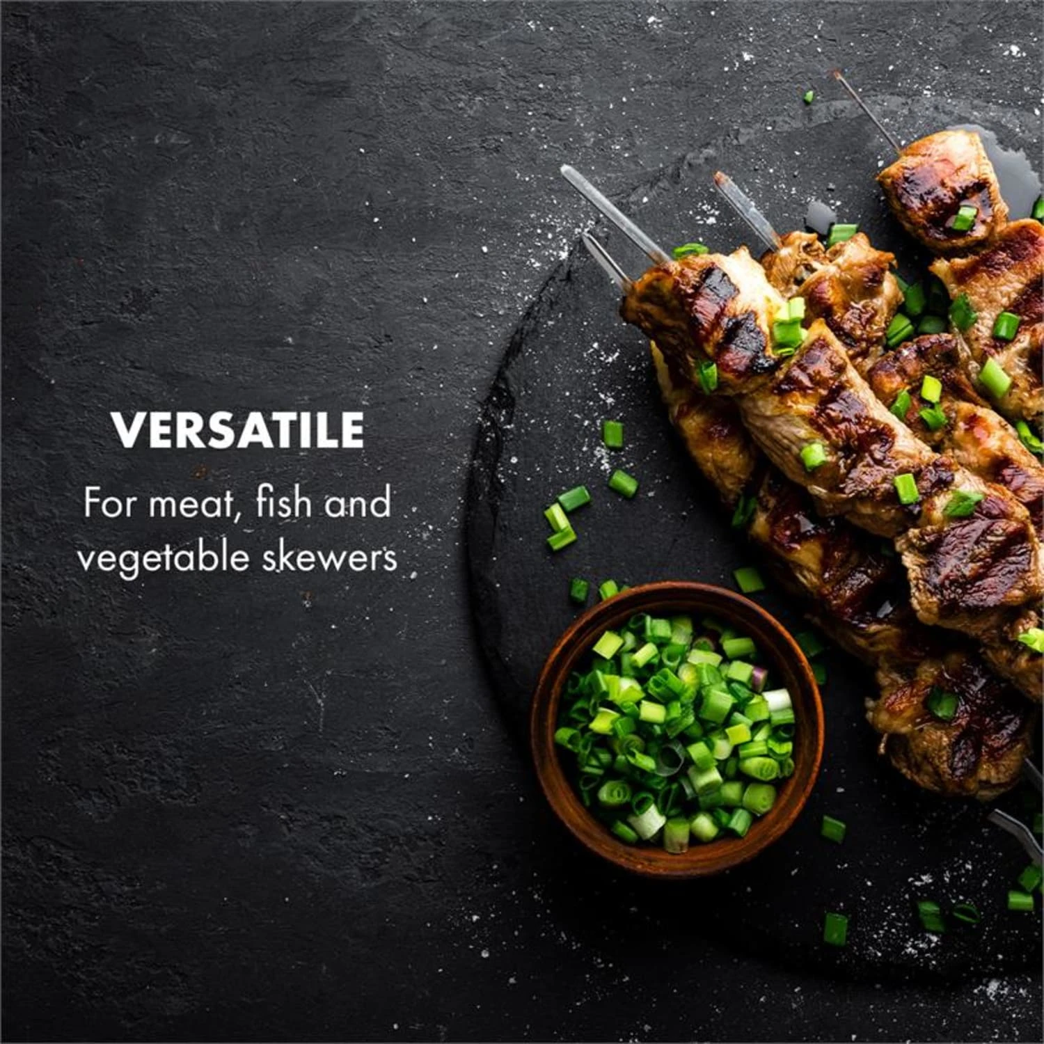 AeroVital Cube Chef Heißluftfritteuse Spießrost Zubehör Edelstahl 4 AeroVital Cube Chef Heißluftfritteuse Spießrost Zubehör Edelstahl – Bild 4