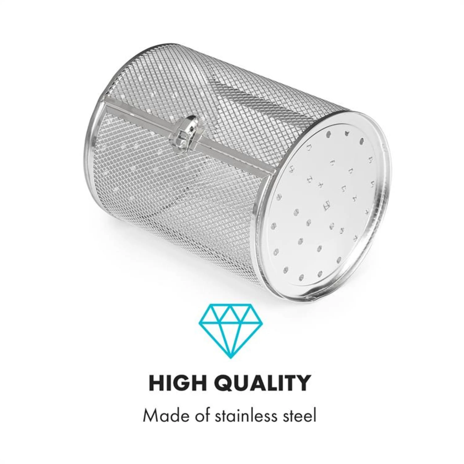 AeroVital Cube Chef Heißluftfritteuse Drehkorb Zubehör Edelstahl 4 AeroVital Cube Chef Heißluftfritteuse Drehkorb Zubehör Edelstahl – Bild 4