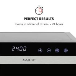 Flavour Dry Dörrautomat Temperatur: 35 - 75 °C Digitaler Thermostat 13 Flavour Dry Dörrautomat Temperatur: 35 - 75 °C Digitaler Thermostat -Bestes Haushaltsgeräte Geschäft 10034423 yy 0006 logo Klarstein Flavour Dry Doerrautomat schwarz