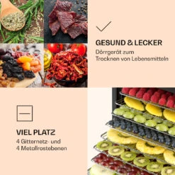 Mega Jerky Dörrautomat 650W 35-80°C LC-Touch-Display Timer 8 Ebenen -Bestes Haushaltsgeräte Geschäft 10034439 de 0004 logo