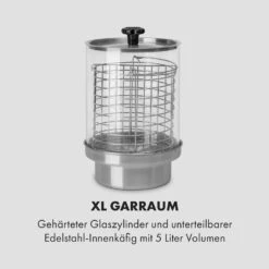 Wurstfabrik 450 Hot Dog Maker 450W 5L 30-100°C Glas Edelstahl -Bestes Haushaltsgeräte Geschäft 10034450 de 0004 logo