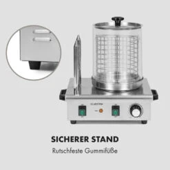Wurstfabrik Pro 550 Hot Dog Maker 550W 2 Spieße 5L 30-100°C Edelstahl -Bestes Haushaltsgeräte Geschäft 10034453 de 0008 logo
