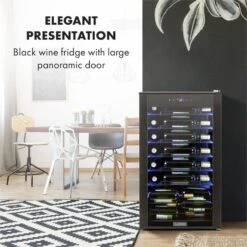 Vinomatica 36 Uno Weinkühlschrank 95l Touch-Bedienfeld 85W 4-18 °C -Bestes Haushaltsgeräte Geschäft 10034466 yy 0003 logo Klarstein Vinomatica Weinkuehlschrank 95l schwarz