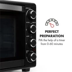 Masterchef 45 Mini-Backofen 45l 2000W 100-230 °C Timer Schwarz 11 Masterchef 45 Mini-Backofen 45l 2000W 100-230 °C Timer Schwarz -Bestes Haushaltsgeräte Geschäft 10034496 yy 0005 logo Klarstein Masterchef 45 Mini Backofen 45l schwarz
