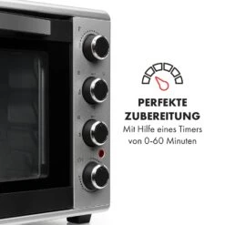 Masterchef 45 Mini-Backofen 45l 2000W 100-230 °C Timer Silber -Bestes Haushaltsgeräte Geschäft 10034497 de 0005 logo