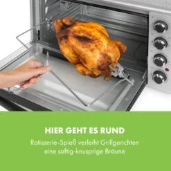 Masterchef 45 Mini-Backofen 45l 2000W 100-230 °C Timer Silber -Bestes Haushaltsgeräte Geschäft 10034497 de 0006 logo