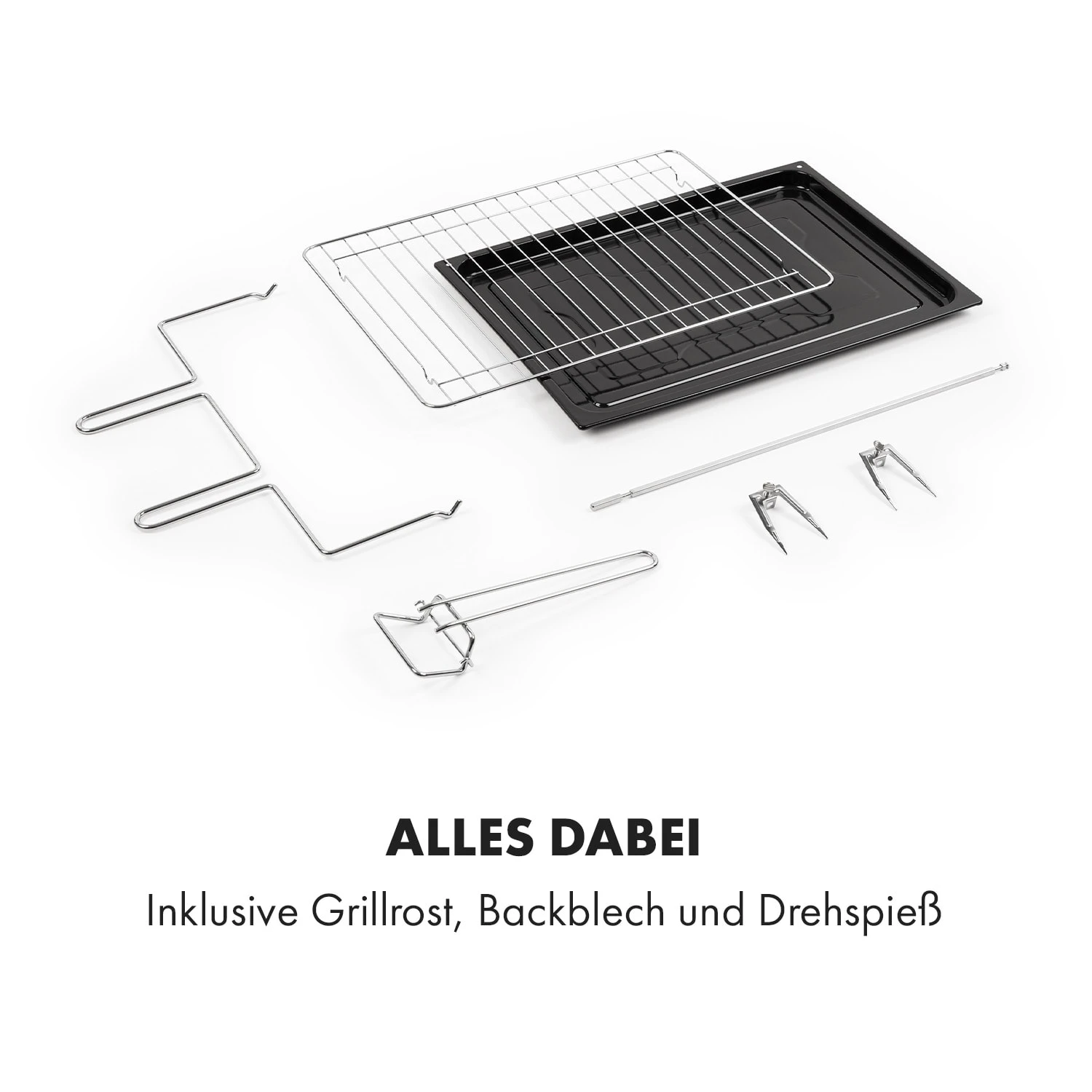 Masterchef 60 Mini-Backofen 60l 2000W 100-230 °C Timer Schwarz 8 Masterchef 60 Mini-Backofen 60l 2000W 100-230 °C Timer Schwarz – Bild 8