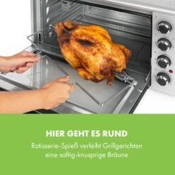 Masterchef 60 Mini-Backofen 60l 2000W 100-230 °C Timer Silber -Bestes Haushaltsgeräte Geschäft 10034499 de 0006 logo