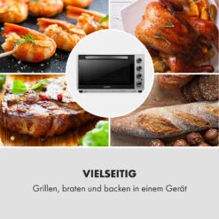 Masterchef 60 Mini-Backofen 60l 2000W 100-230 °C Timer Silber -Bestes Haushaltsgeräte Geschäft 10034499 de 0007 logo