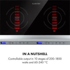 Cucinata Induktionskochfeld 3100W 10 Leistungsstufen 200-1300W -Bestes Haushaltsgeräte Geschäft 10034503 yy 0004 logo Klarstein Cucinata Induktionskochfeld 3100 W