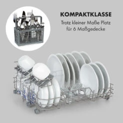 Azuria Geschirrspülmaschine 1380W 6,5L 6 Gedecke Schwarze Glasfront -Bestes Haushaltsgeräte Geschäft 10034510 de 0003 logo