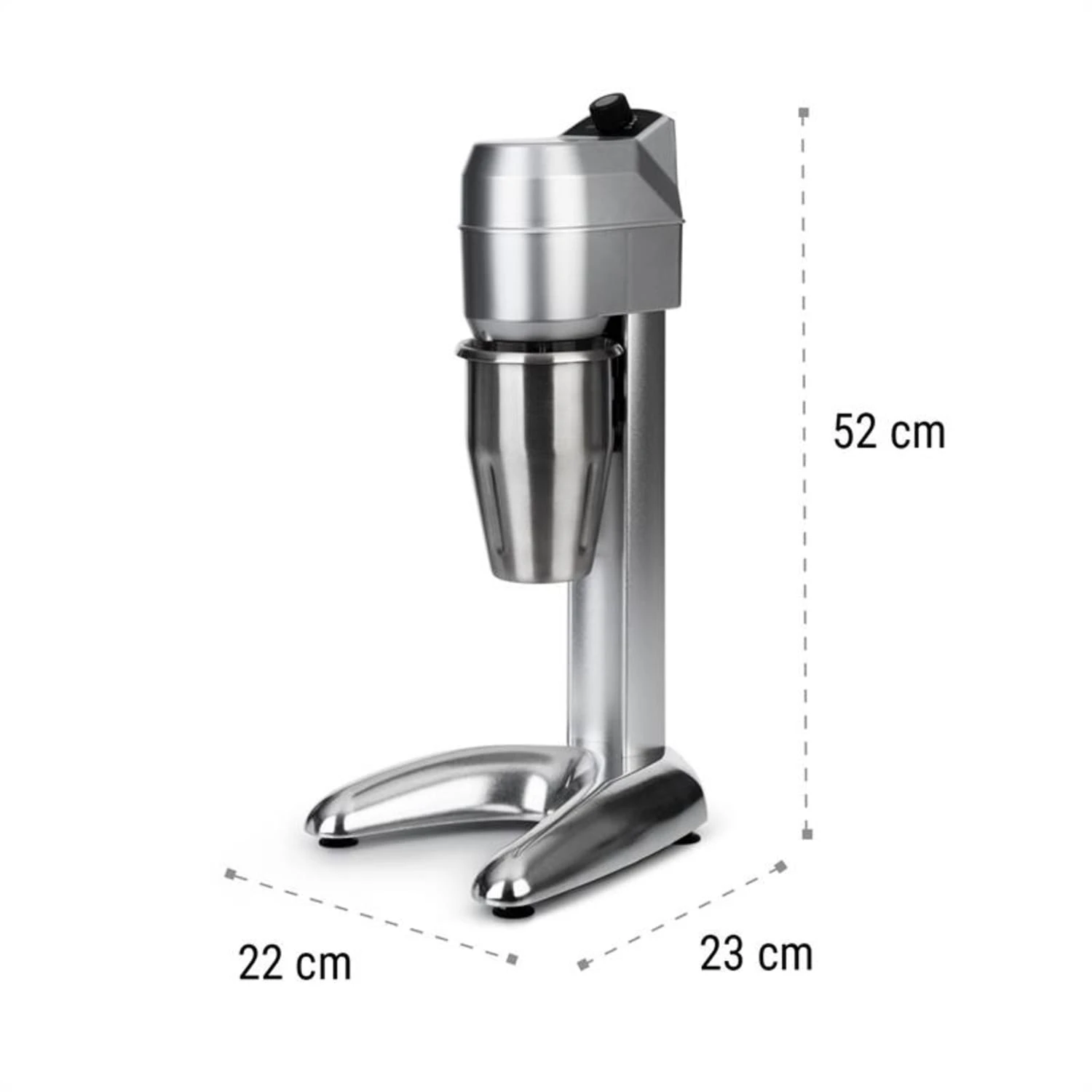 Kraftprotz Milchshake-Mixer Proteinshake 300W Stufenlos Edelstahl 9 Kraftprotz Milchshake-Mixer Proteinshake 300W Stufenlos Edelstahl – Bild 9