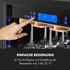 First Class 129 Weinkühlschrank 4 Dispenser 129Fl 5-22°C Touch Glastür -Bestes Haushaltsgeräte Geschäft 10034565 de 0006 logo