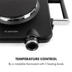 Cookorama Doppelkochplatte 1900-2250 W 150/180 Mm Ø 5 Stufen Schwarz 11 Cookorama Doppelkochplatte 1900-2250 W 150/180 Mm Ø 5 Stufen Schwarz -Bestes Haushaltsgeräte Geschäft 10034573 yy 0005 logo Klarstein Cookorama Doppelkochplatte schwarz