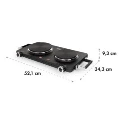 Cookorama Doppelkochplatte 1900-2250 W 150/180 Mm Ø 5 Stufen Schwarz 13 Cookorama Doppelkochplatte 1900-2250 W 150/180 Mm Ø 5 Stufen Schwarz -Bestes Haushaltsgeräte Geschäft 10034573 yy 0007 logo Klarstein Cookorama Doppelkochplatte schwarz