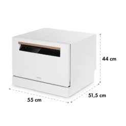 Lagoona Geschirrspülmaschine 1380W 6,5L 6 Gedecke Touch -Bestes Haushaltsgeräte Geschäft 10034631 yy 0011 logo Klarstein Lagoona Geschirrspuelmaschine weiss