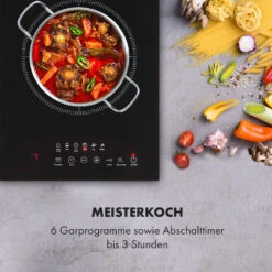 Cook N Roll Induktionskochfeld 2000W Timer 10 Stufen Bratenthermometer 16 Cook N Roll Induktionskochfeld 2000W Timer 10 Stufen Bratenthermometer -Bestes Haushaltsgeräte Geschäft 10034708 de 0008 logo