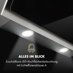 Alessia Dunstabzugshaube Kopffreihaube 350 M³/h Push Control Schwarz -Bestes Haushaltsgeräte Geschäft 10034717 de 0007 logo