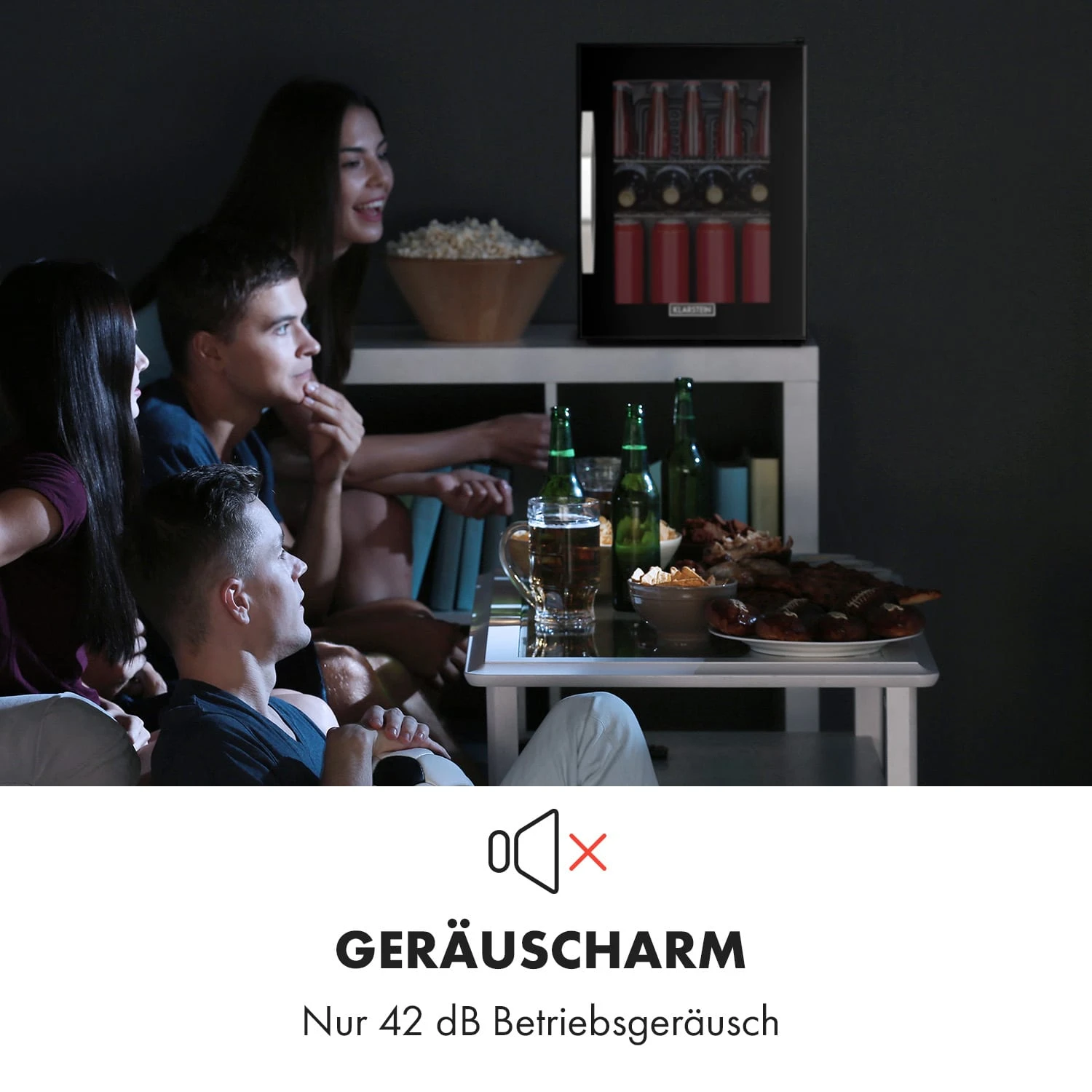 Beersafe M Onyx Kühlschrank 33 Liter 2 Böden Panoramaglastür 8 Beersafe M Onyx Kühlschrank 33 Liter 2 Böden Panoramaglastür – Bild 8