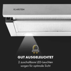 Viola Dunstabzugshaube Edelstahl 59,6 Cm 612m³/h EEK A Silber -Bestes Haushaltsgeräte Geschäft 10034862 de 0005 logo