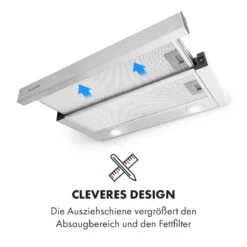 Viola Dunstabzugshaube Edelstahl 59,6 Cm 612m³/h EEK A Silber -Bestes Haushaltsgeräte Geschäft 10034862 de 0006 logo