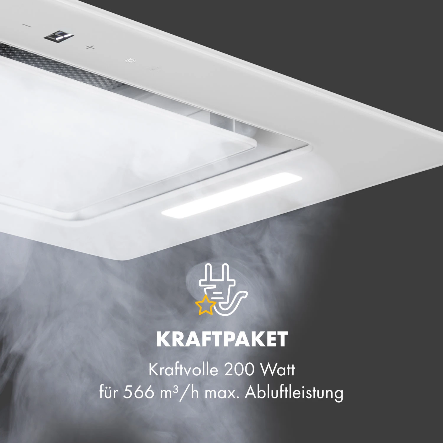 Hektor Eco Dunstabzugshaube Lüfterbaustein 52 Cm 566 M³/h Touch Glas 3 Hektor Eco Dunstabzugshaube Lüfterbaustein 52 Cm 566 M³/h Touch Glas – Bild 3