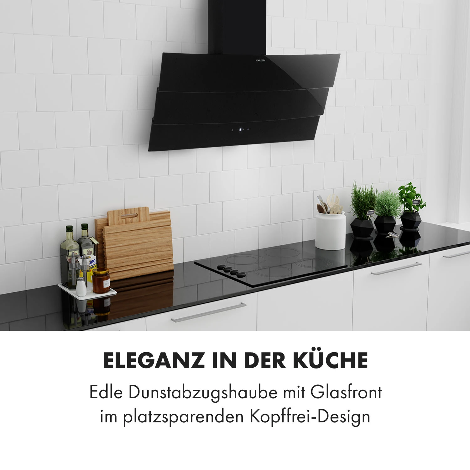 Antonia Dunstabzugshaube Kopffrei 90cm 350m³/h Touch-Bedienfeld Glas 2 Antonia Dunstabzugshaube Kopffrei 90cm 350m³/h Touch-Bedienfeld Glas – Bild 2