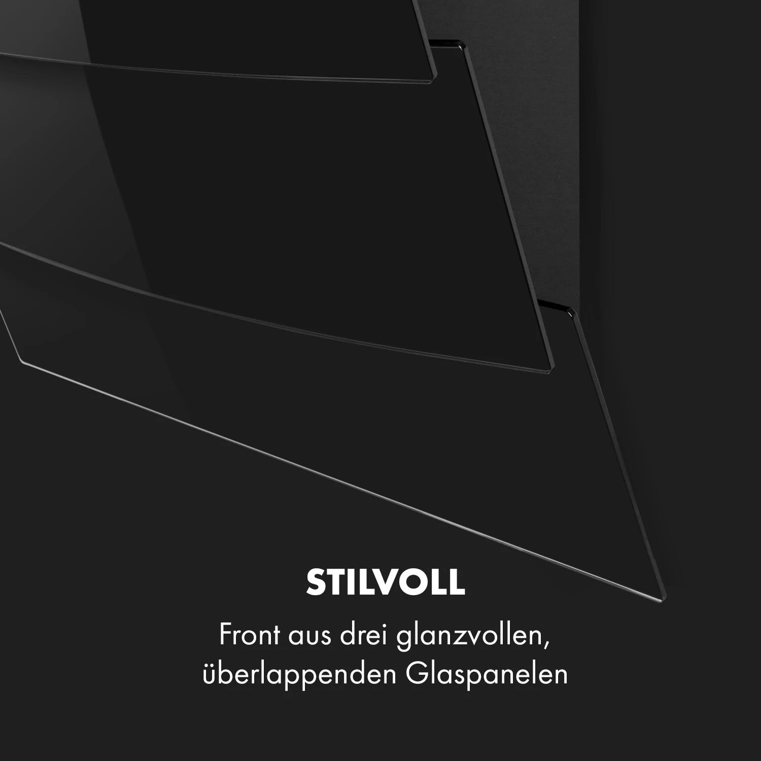 Antonia Dunstabzugshaube Kopffrei 90cm 350m³/h Touch-Bedienfeld Glas 4 Antonia Dunstabzugshaube Kopffrei 90cm 350m³/h Touch-Bedienfeld Glas – Bild 4