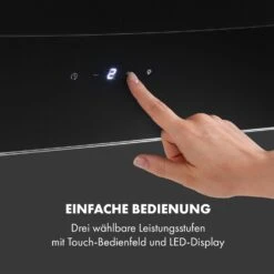 Antonia Dunstabzugshaube Kopffrei 90cm 350m³/h Touch-Bedienfeld Glas 16 Antonia Dunstabzugshaube Kopffrei 90cm 350m³/h Touch-Bedienfeld Glas -Bestes Haushaltsgeräte Geschäft 10034868 de 0006 logo