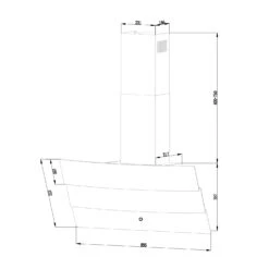 Antonia Dunstabzugshaube Kopffrei 90cm 350m³/h Touch-Bedienfeld Glas 20 Antonia Dunstabzugshaube Kopffrei 90cm 350m³/h Touch-Bedienfeld Glas -Bestes Haushaltsgeräte Geschäft 10034868 yy 0010 logo Klarstein Antonia Dunstabzugshaube 90cm schwarz
