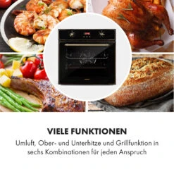 Elizabeth Einbaubackofen Retro 2200 Watt 70l Messingoptik Display 12 Elizabeth Einbaubackofen Retro 2200 Watt 70l Messingoptik Display -Bestes Haushaltsgeräte Geschäft 10034880 de 0004 logo