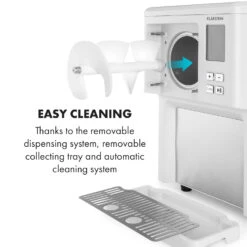 Sweet Sundae Eiscrememaschine Kompressor 1,5l Edelstahl Weiß -Bestes Haushaltsgeräte Geschäft 10034912 uk 0008 logo Klarstein Sahnehaeubchen Eiscrememaschine weiss