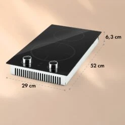 Kochheld Doppel-Induktionskochfeld 2900W Dreh-Regler Glas Schwarz 17 Kochheld Doppel-Induktionskochfeld 2900W Dreh-Regler Glas Schwarz -Bestes Haushaltsgeräte Geschäft 10034946 yy 0011 dimensions