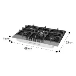 Alchemist 5 Zonen Gaskochfeld Aluminium-Brenner Glaskeramik Schwarz 17 Alchemist 5 Zonen Gaskochfeld Aluminium-Brenner Glaskeramik Schwarz -Bestes Haushaltsgeräte Geschäft 10034970 yy 0011 dimensions