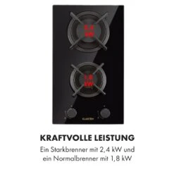 Goldflame Domino Gaskochfeld 2-flammig Messing-Brenner Glaskeramik -Bestes Haushaltsgeräte Geschäft 10034971 de 0006 logo