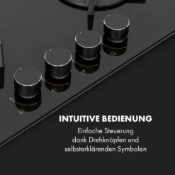 Goldflame 4 Gaskochfeld 4-flammig Messing-Brenner Glaskeramik Schwarz -Bestes Haushaltsgeräte Geschäft 10034972 de 0004 logo