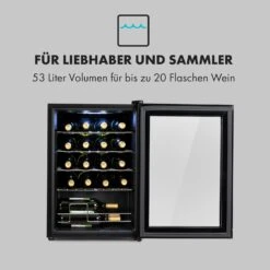 Shiraz 20 Uno Weinkühlschrank 53l 20Fl Touch-Bedienfeld 5-18°C -Bestes Haushaltsgeräte Geschäft 10035027 de 0003 logo