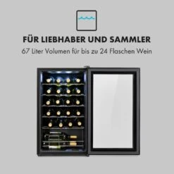 Shiraz 24 Uno Weinkühlschrank 63l 24Fl Touch-Bedienfeld 5-18°C -Bestes Haushaltsgeräte Geschäft 10035028 de 0003 logo