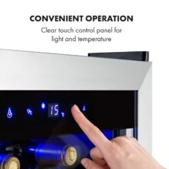 Vinamour 48 Uno Weinkühlschrank 128l 48Fl 3 Einschübe 4-18°C -Bestes Haushaltsgeräte Geschäft 10035066 yy 0006 logo Klarstein Vinamour 48 Uno Weinkuehlschrank