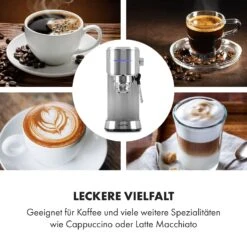 Futura Espressomaker 20 Bar 1450 Watt 20 Bar Wassertank: 1,25 Liter Rostfreier Edelstahl -Bestes Haushaltsgeräte Geschäft 10035183 de 0005 logo