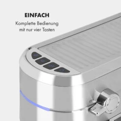 Futura Espressomaker 20 Bar 1450 Watt 20 Bar Wassertank: 1,25 Liter Rostfreier Edelstahl -Bestes Haushaltsgeräte Geschäft 10035183 de 0006 logo