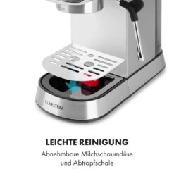 Futura Espressomaker 20 Bar 1450 Watt 20 Bar Wassertank: 1,25 Liter Rostfreier Edelstahl -Bestes Haushaltsgeräte Geschäft 10035183 de 0009 logo