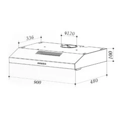 Contempo Unterbau-Dunstabzugshaube 90cm 175m³/h LED Edelstahl Acryl 18 Contempo Unterbau-Dunstabzugshaube 90cm 175m³/h LED Edelstahl Acryl -Bestes Haushaltsgeräte Geschäft 10035185 yy 0009 logo Klarstein Contempo 90 Dunstabzugshaube schwarz