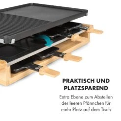 Tournedo Raclette 1200W Aluminiumguss 8 Personen Holz-Dekor -Bestes Haushaltsgeräte Geschäft 10035219 de 0005 logo