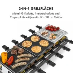 Fonduelette XL 3-in-1 Raclettegrill Fondue Naturstein 1650W 12 Pers 11 Fonduelette XL 3-in-1 Raclettegrill Fondue Naturstein 1650W 12 Pers -Bestes Haushaltsgeräte Geschäft 10035220 de 0003 logo