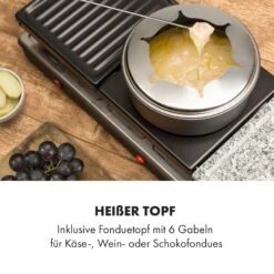 Fonduelette XL 3-in-1 Raclettegrill Fondue Naturstein 1650W 12 Pers 12 Fonduelette XL 3-in-1 Raclettegrill Fondue Naturstein 1650W 12 Pers -Bestes Haushaltsgeräte Geschäft 10035220 de 0004 logo