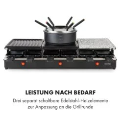 Fonduelette XL 3-in-1 Raclettegrill Fondue Naturstein 1650W 12 Pers 14 Fonduelette XL 3-in-1 Raclettegrill Fondue Naturstein 1650W 12 Pers -Bestes Haushaltsgeräte Geschäft 10035220 de 0006 logo