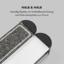 Tenderloin 50/50 Raclette-Grill 1200W 8 Personen Natursteinplatte Metallgrillplatte -Bestes Haushaltsgeräte Geschäft 10035260 de 0006 logo