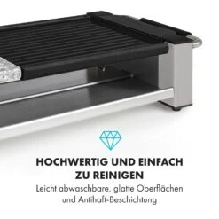 Bistecca Raclette 1200W Metall / Stein 8 Personen Kontroll-LED 10 Bistecca Raclette 1200W Metall / Stein 8 Personen Kontroll-LED -Bestes Haushaltsgeräte Geschäft 10035293 de 0003 logo
