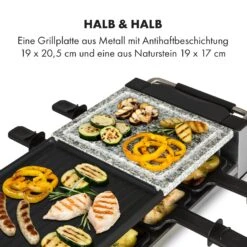 Bistecca Raclette 1200W Metall / Stein 8 Personen Kontroll-LED 11 Bistecca Raclette 1200W Metall / Stein 8 Personen Kontroll-LED -Bestes Haushaltsgeräte Geschäft 10035293 de 0004 logo